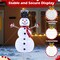Costway 6ft Lighted Pop-Up Christmas Snowman with Hat and Scarf 180 Pre-Lit LED Lights